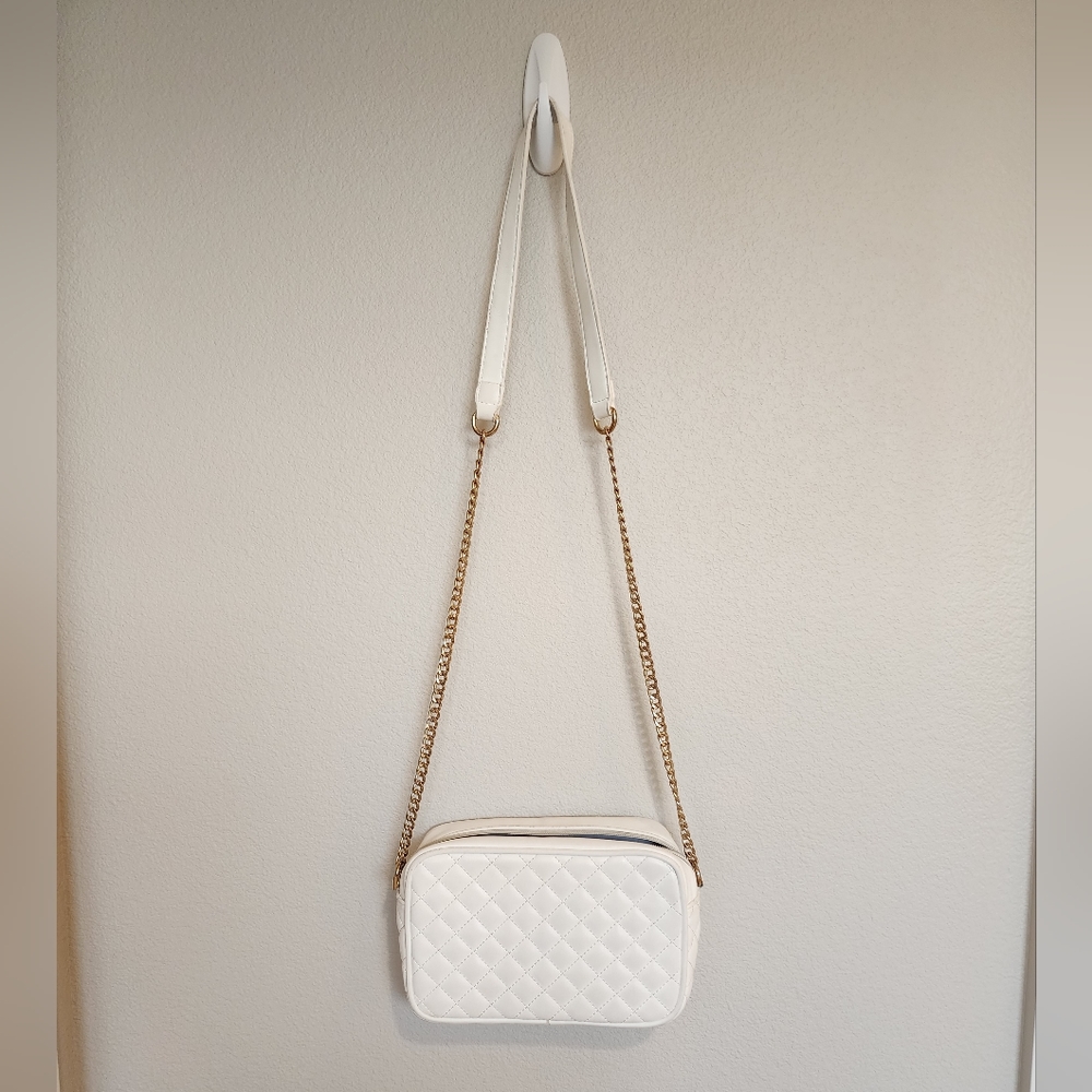 White Quilted Forever 21 Handbag